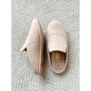 Fitflop Shuv Women's Felt Clogs Mules Shoes in Beige Pink Size 7